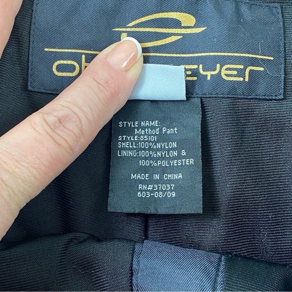 Obermeyer Women’s Black‎ Method Ski Snow Pants Style S5101 Sz 14 - Picture 9 of 15